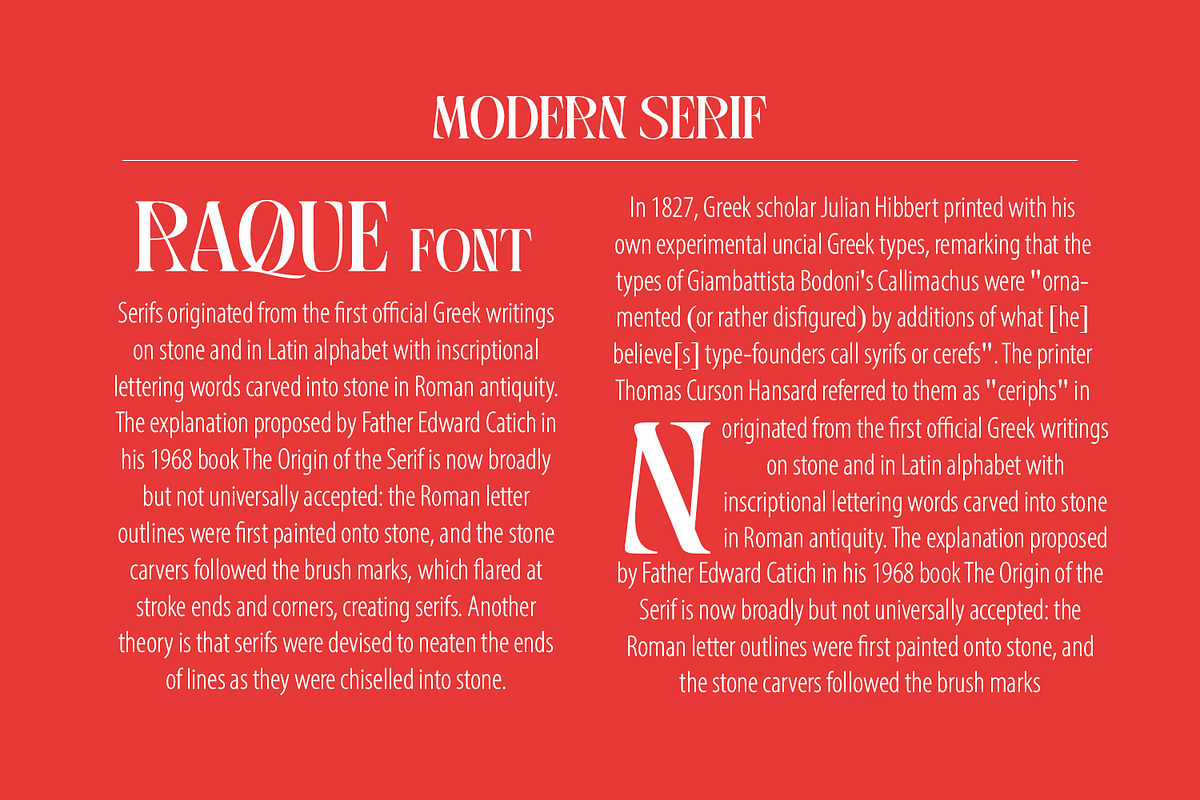 Raque - Modern Serif, a Serif Font by madeDeduk (Photo 14 of 15)