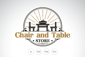 Chair and Table Store Logo