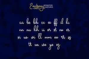 Emitensy Script Font