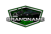 trucking and sport car logo template, an Object Graphic by TFamz (Thumbnail 3 of 3)