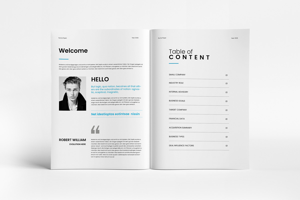 Business WhitePaper Brochure I Canva, a Brochure Template by PixWork (Photo 4 of 14)