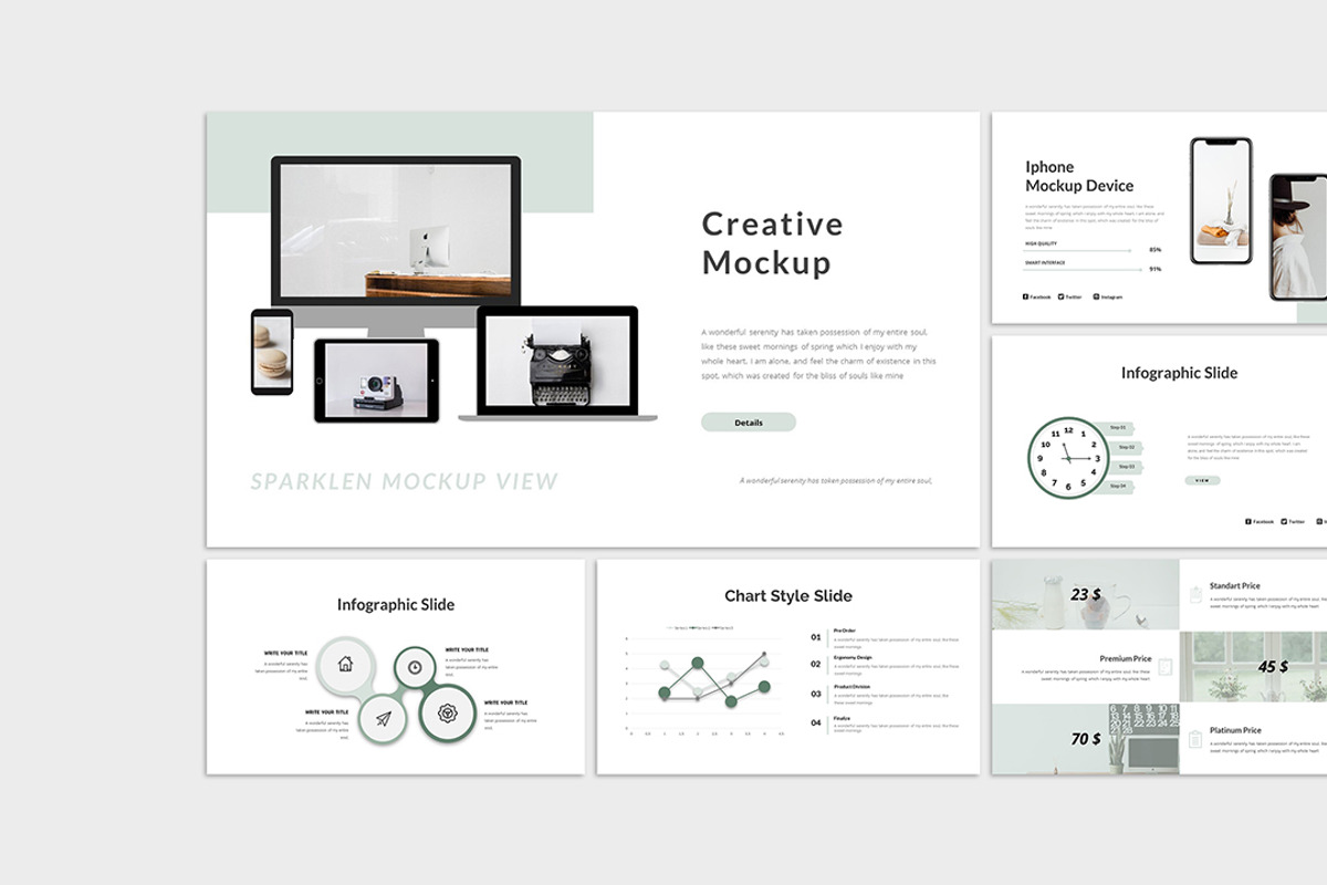 Sparklen -Clean Presentation Keynote, a Presentation Template by Raseuki (Photo 2 of 6)