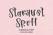 Stardust Spell Sans, a Handwritten Font by Beck McCormick (Thumbnail 1 of 10)