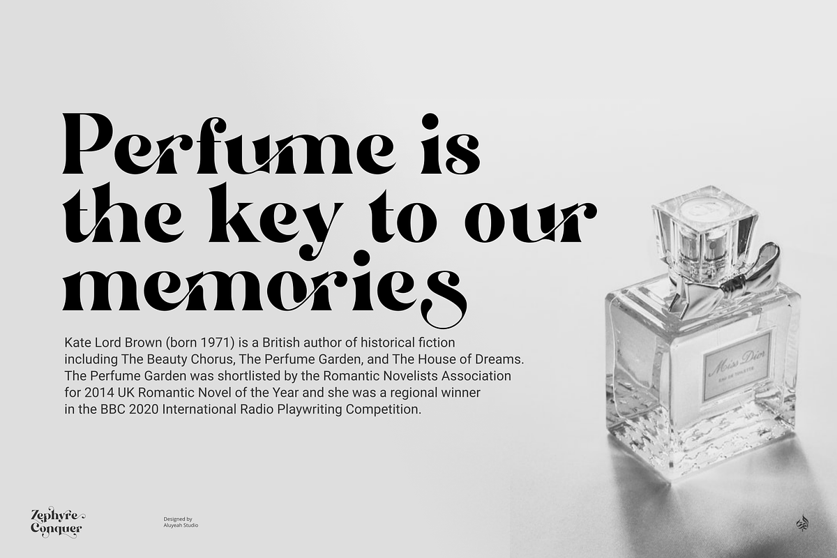 Zephyre Conquer, a Serif Font by Aluyeah Studio (Photo 7 of 15)