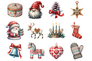 Nordic Christmas Swedish Art, a Graphic by CitraGraphics (Thumbnail 2 of 4)