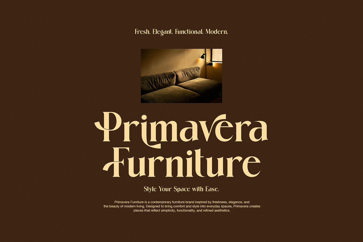 Romer Elegant Serif Font, a Serif Font by Graphicxell (Photo 5 of 8)