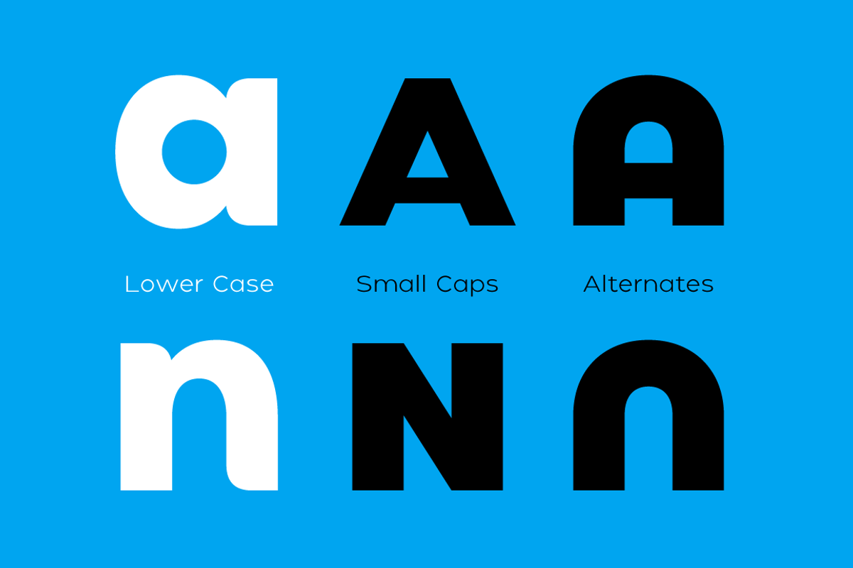 Holgada Font Family, a Font by Graviton Font Foundry (Photo 4 of 6)