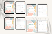 Undated Digital Life Planner iPad, a Templates & Theme by HoneyGlowStudioCo (Thumbnail 3 of 9)
