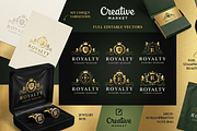 Royal Luxury Logo Bundle, a Branding & Logo Template by Design_Planet (Thumbnail 1 of 3)
