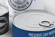 Preserve Can Mock-up, a Packaging Mockup by DesignRushMarket (Thumbnail 7 of 8)