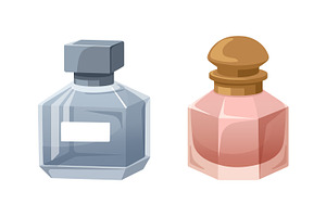 Aroma Water. Perfume Bottles Set