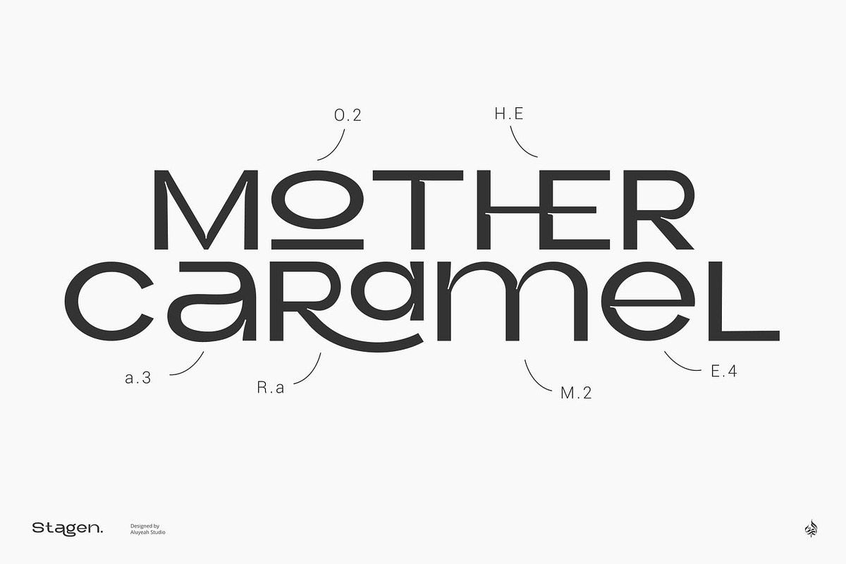 Stagen | Modern Display Sans Serif, a Sans Serif Font by Aluyeah Studio (Photo 10 of 15)