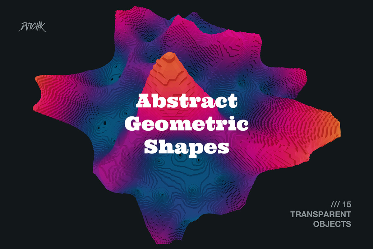 Abstract Geometric Shapes, a Background Graphic by dvtchk (Photo 6 of 9)