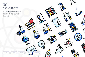 Science Icon set
