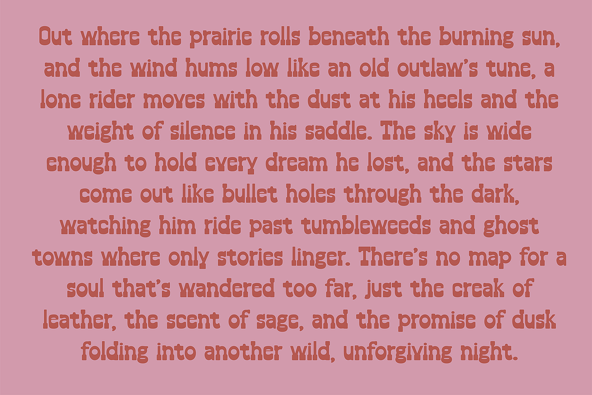 CACTUS BLOOM Slab Serif Western Font, a Slab Serif Font by Blush Font Co. (Photo 3 of 3)
