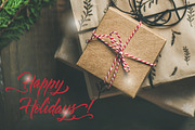 6 Christmas cards and lettering, a Card Template by Quetzal Art (Thumbnail 6 of 8)