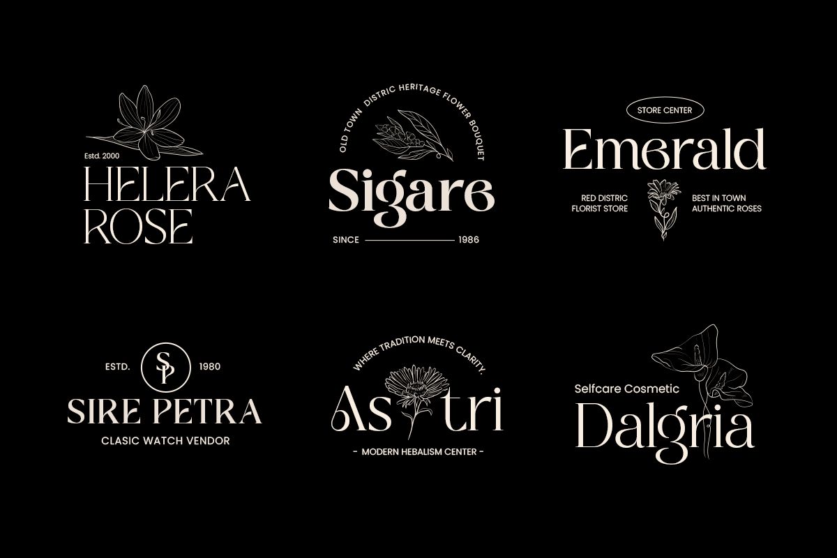 Galante Branding Luxury Font Family, a Serif Font by Sensatype (Photo 4 of 21)