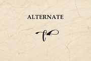 Vintage | Script Font, a Handwritten Font by Scratchones (Thumbnail 8 of 9)