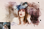 Artistic Watercolor Paint Effect, an Action Add-On by liptouse (Thumbnail 9 of 12)