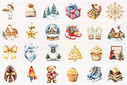 Winter Clip Art, an Illustration by CreationArt (Thumbnail 2 of 4)