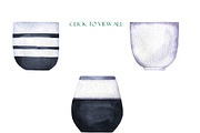 Cactus collection, an Illustration by Watercolor & sketches (Thumbnail 4 of 7)
