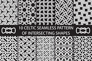 Celtic intersecting shapes patterns, a Pattern Graphic by Guten Tag Vector (Thumbnail 1 of 5)
