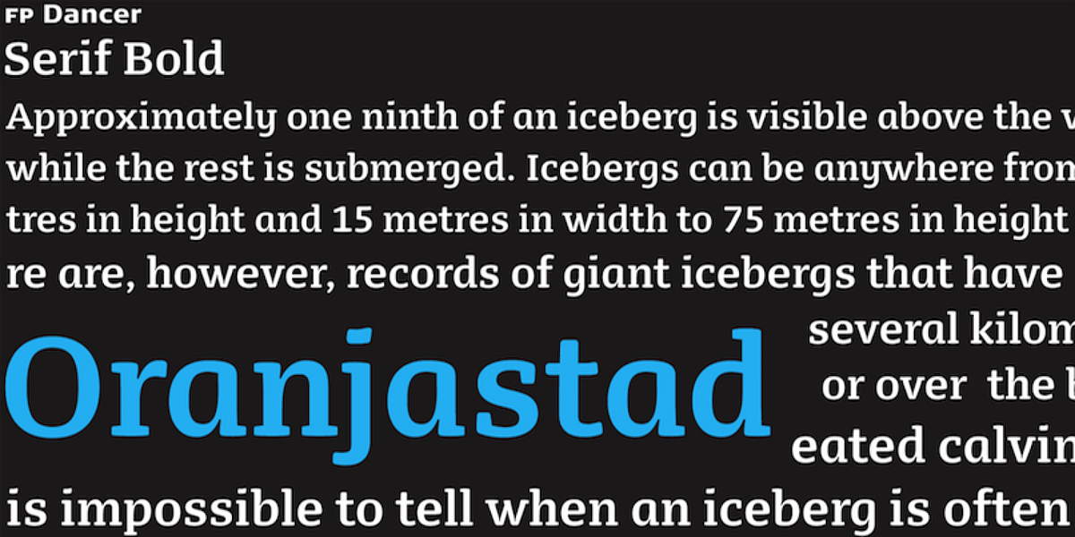 FP Dancer Serif, a Slab Serif Font by Fontpartners (Photo 5 of 7)