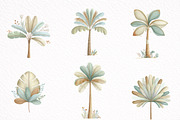 Watercolor Tropical Leaves, Summer, an Illustration by DreamArtGraphic (Thumbnail 6 of 7)