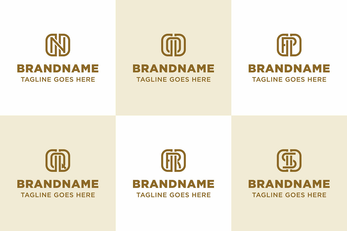 Letters DND DOD DPD DQD DRD DSD Logo, a Branding & Logo Template by Pray Art Design Studio (Photo 1 of 2)