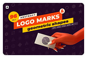 96 Logo Marks & Geometric Shapes, a Branding & Logo Template by Samolevsky (Thumbnail 1 of 24)