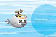 2D Game Asset - Polar Flappy Bird, an Illustration by Heavtryq Design (Thumbnail 2 of 5)