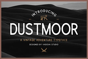 Dustmoor Vintage Adventure Font, a Sans Serif Font by Vadovastd (Thumbnail 1 of 7)