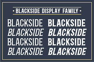 Blackside A Vintage Font