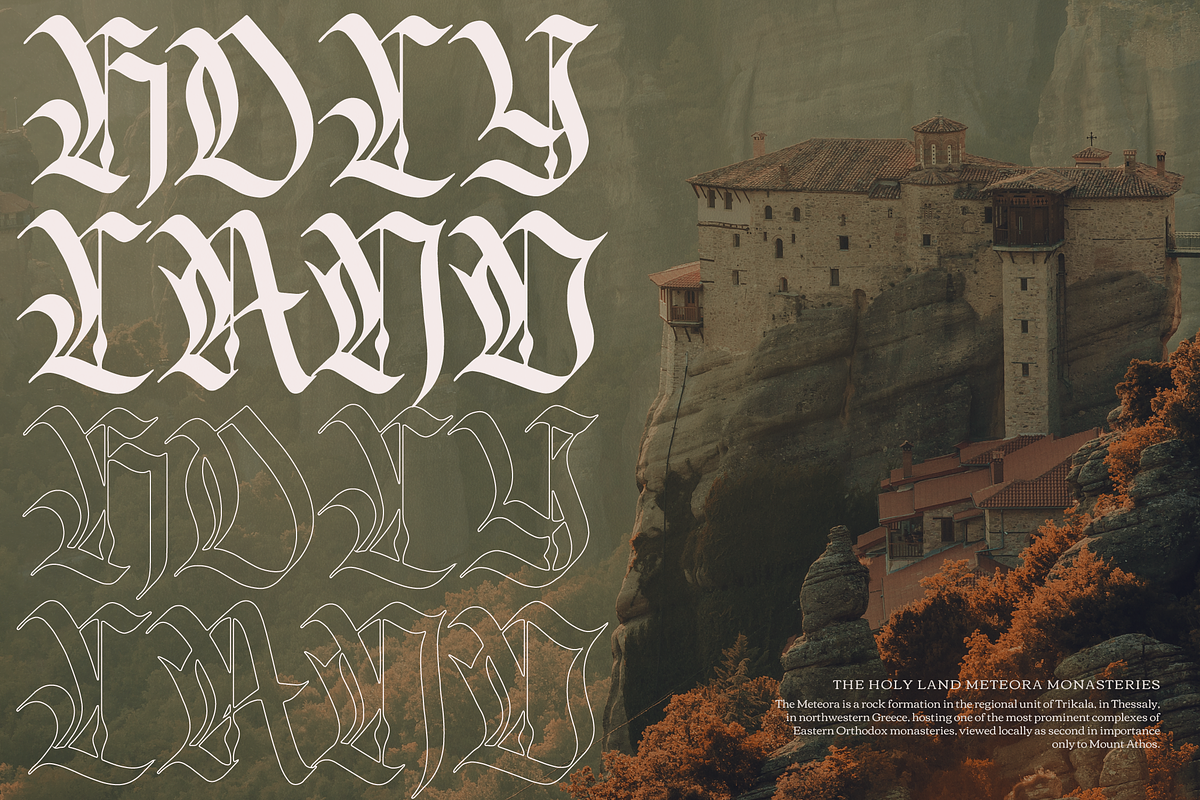 Lawlliet | Blackletter Typeface, a Blackletter Font by Denustudios (Photo 8 of 12)