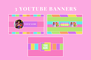 Fun Social Media Banners + Icons, a Social Media Template by SunshineStudioBoutique (Thumbnail 4 of 9)
