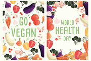Vegetables posters, banners, pattern, a Decorative Illustration by Blue Lela Design (Thumbnail 3 of 13)