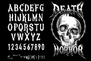 SURVIVOR METAL FONT, a Blackletter Font by dansdesign (Thumbnail 5 of 7)