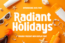 Radiant Holidays || Sans Serif Font
