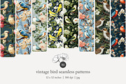80 vintage birds seamless pattern, a Pattern Graphic by Poppy Lane Studio (Thumbnail 1 of 11)