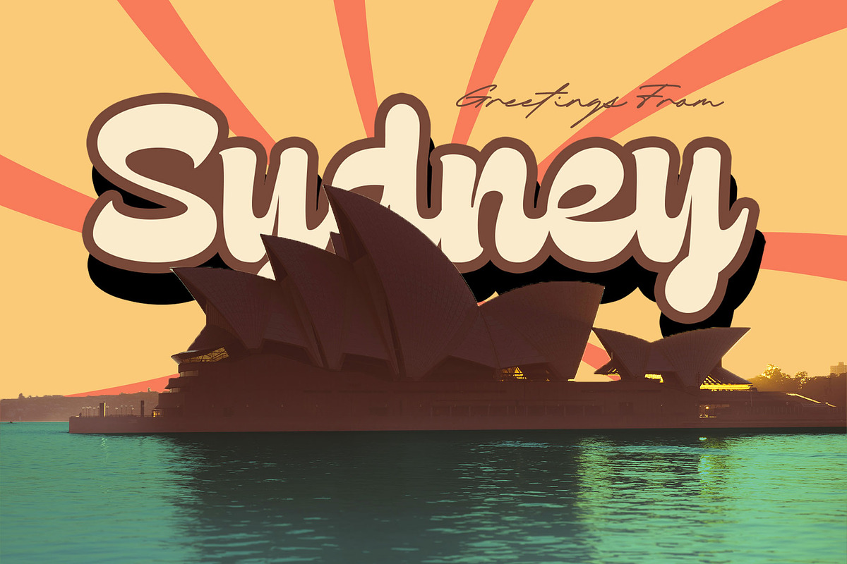 Lorelco | Retro Script, a Script Font by Lemonthe (Photo 4 of 8)