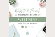 Sage Website Background Images Set, a Background Graphic by Hayley's Digital Hub (Thumbnail 1 of 10)