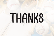 Baseball League | Script Font, a Script Font by Scratchones (Thumbnail 8 of 8)