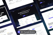 Orbiz SaaS Website Template UI Kit, an UI Kit Template by Creative Perspective (Thumbnail 5 of 7)