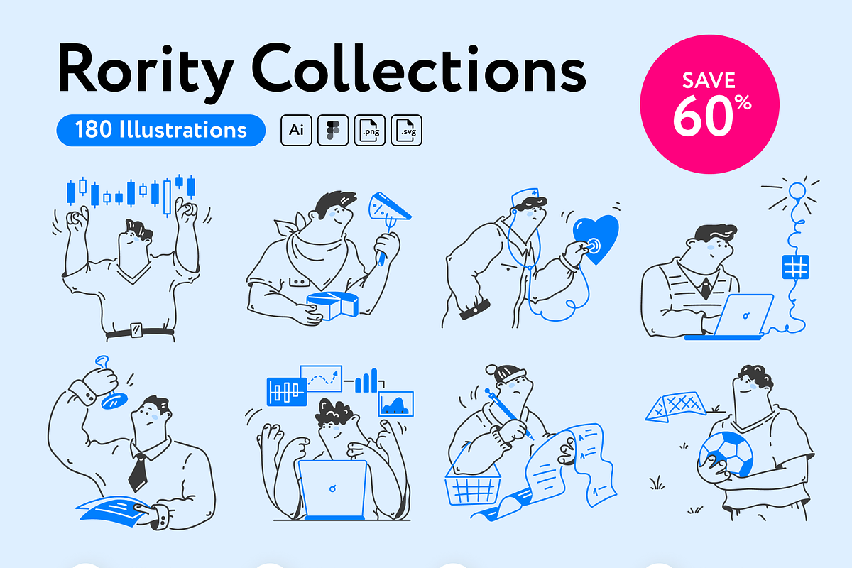 Rority Collection, a Person Illustration by Welovegraphics (Photo 1 of 11)