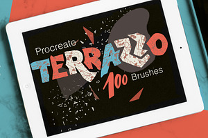 Abstract Terrazzo Collage kit