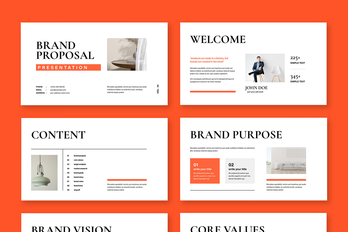 Brand Proposal Presentation Template, a Presentation Template by MightyDesign (Photo 2 of 8)