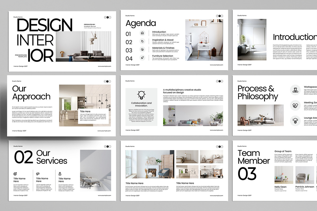 Interior Design Presentation, a Presentation Template by MightyDesign (Photo 1 of 8)