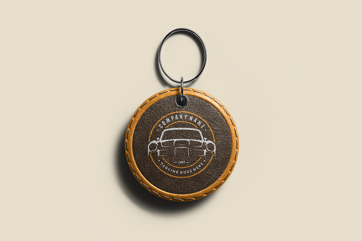 Keychain Mockup - 12 Views, a Merchandise Mockup by Illusiongraphic (Photo 5 of 26)