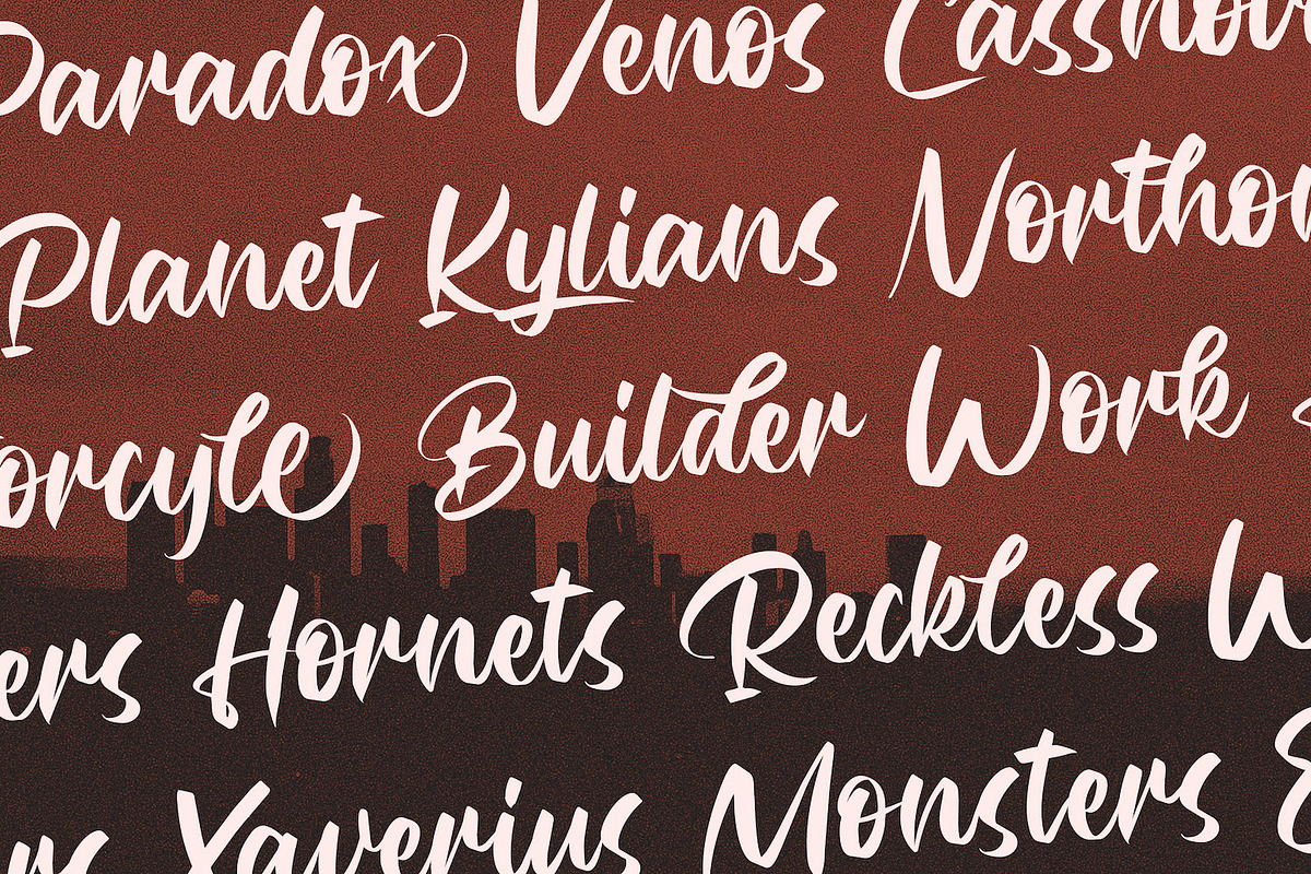 Rubeyma - Bold Script Font, a Script Font by StringLabs (Photo 9 of 13)