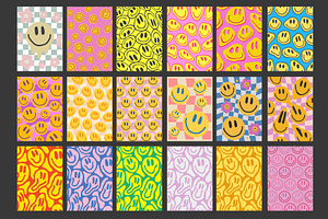 GROOVY PATTERNS. Y2K VECTOR TEXTURES